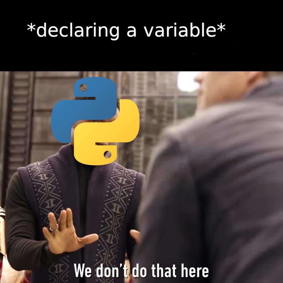 deklarowanie zmiennych w Python